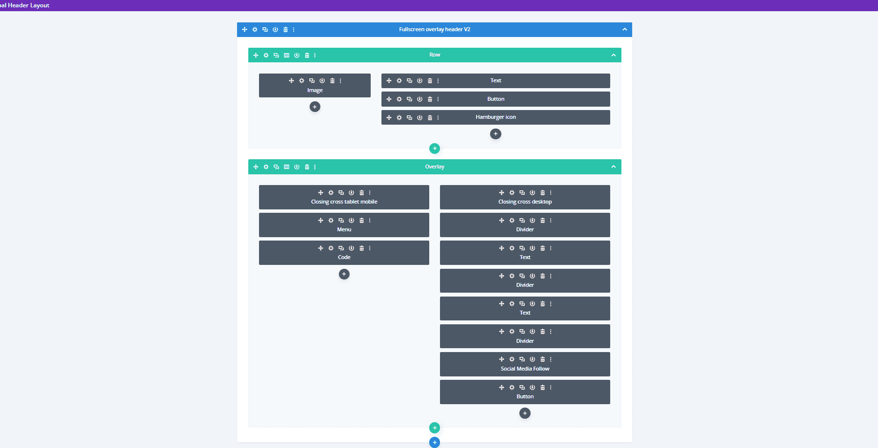 Fullscreen Overlay Headers