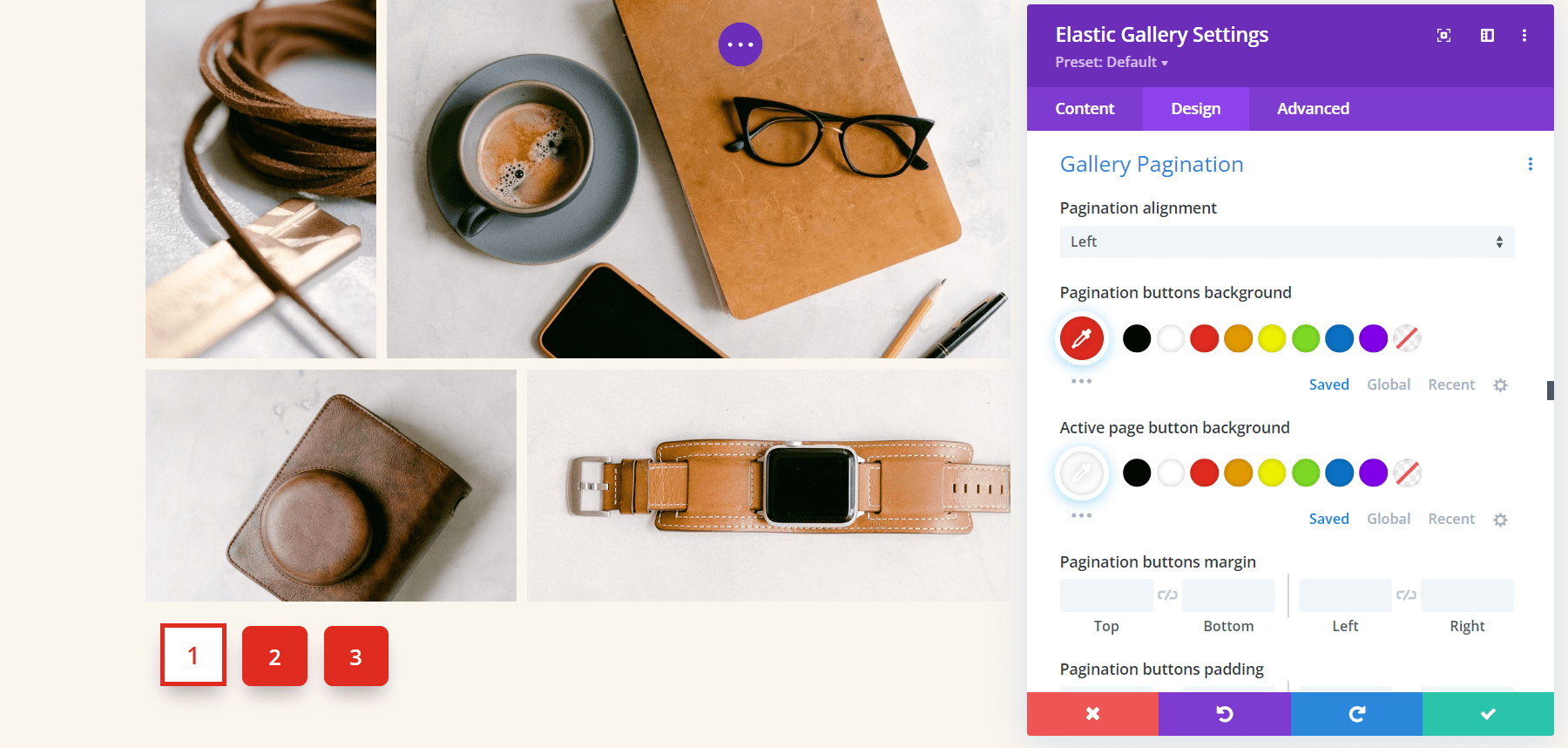 Divi Elastic Gallery Module