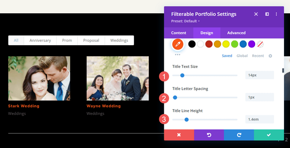 Divi’s Filterable Portfolio Module