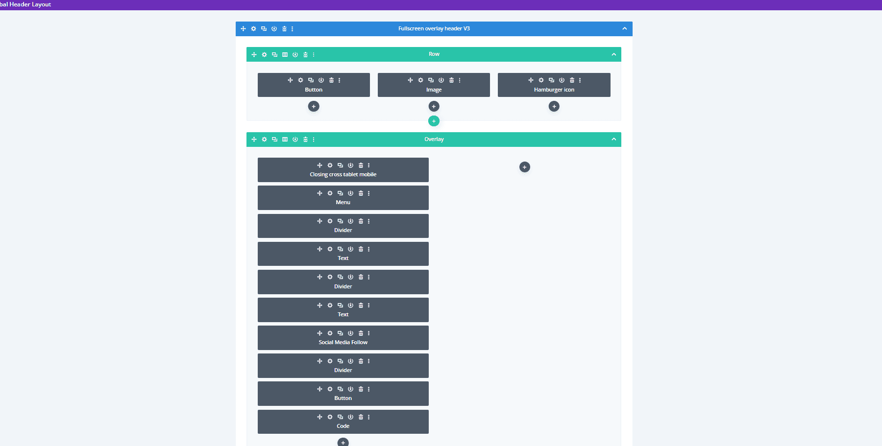 Fullscreen Overlay Headers