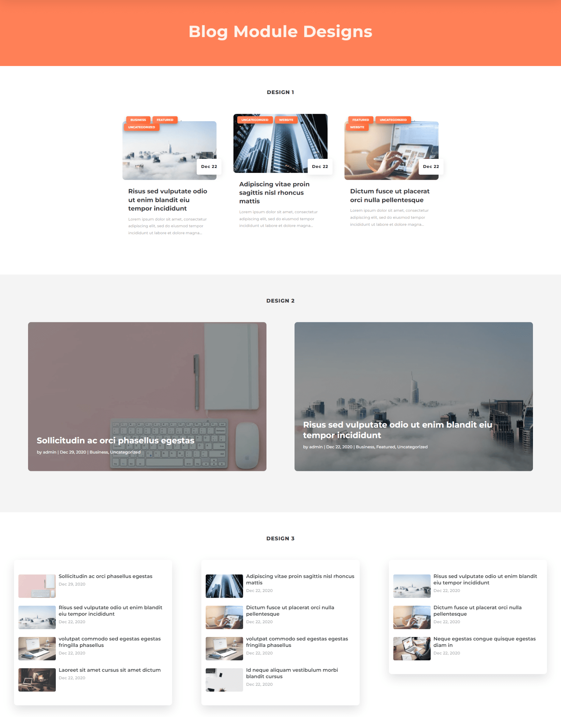 Molti Divi Child Theme Divi Templates برای ایجاد تم