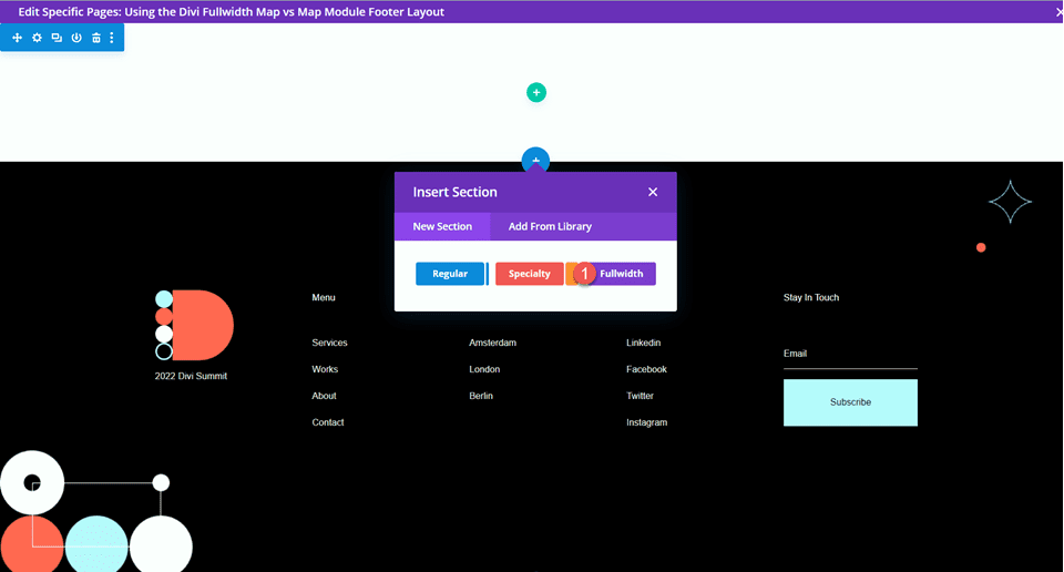 Divi Fullwidth Map VS Map Module Insert Fullwidth