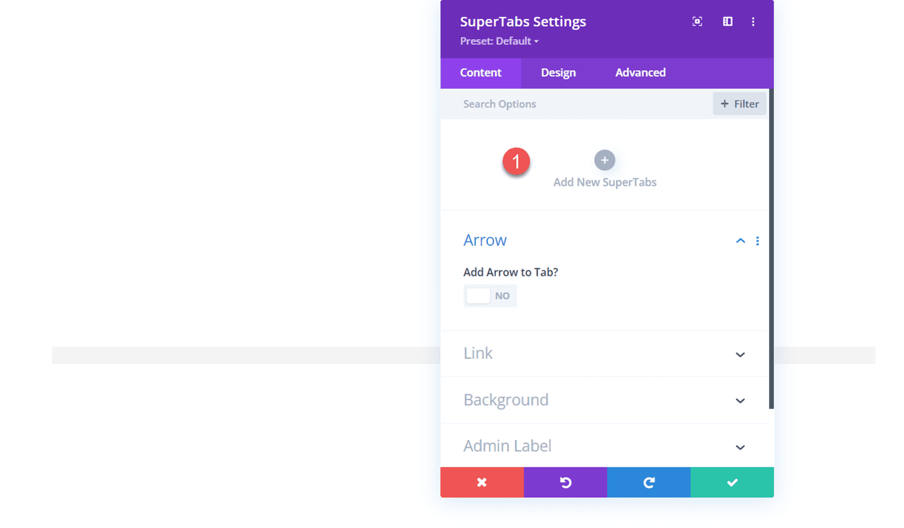 Divi Plugin Highlight Divi SuperTabs New Tab