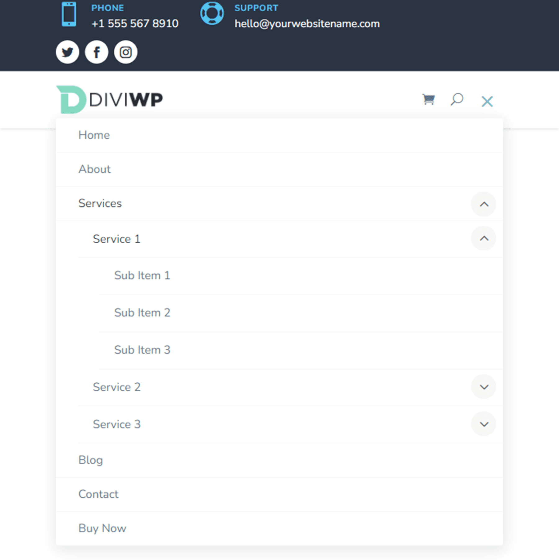 Divi Product Highlight DiviWP Header Sections Pack Layout 17 Tablet