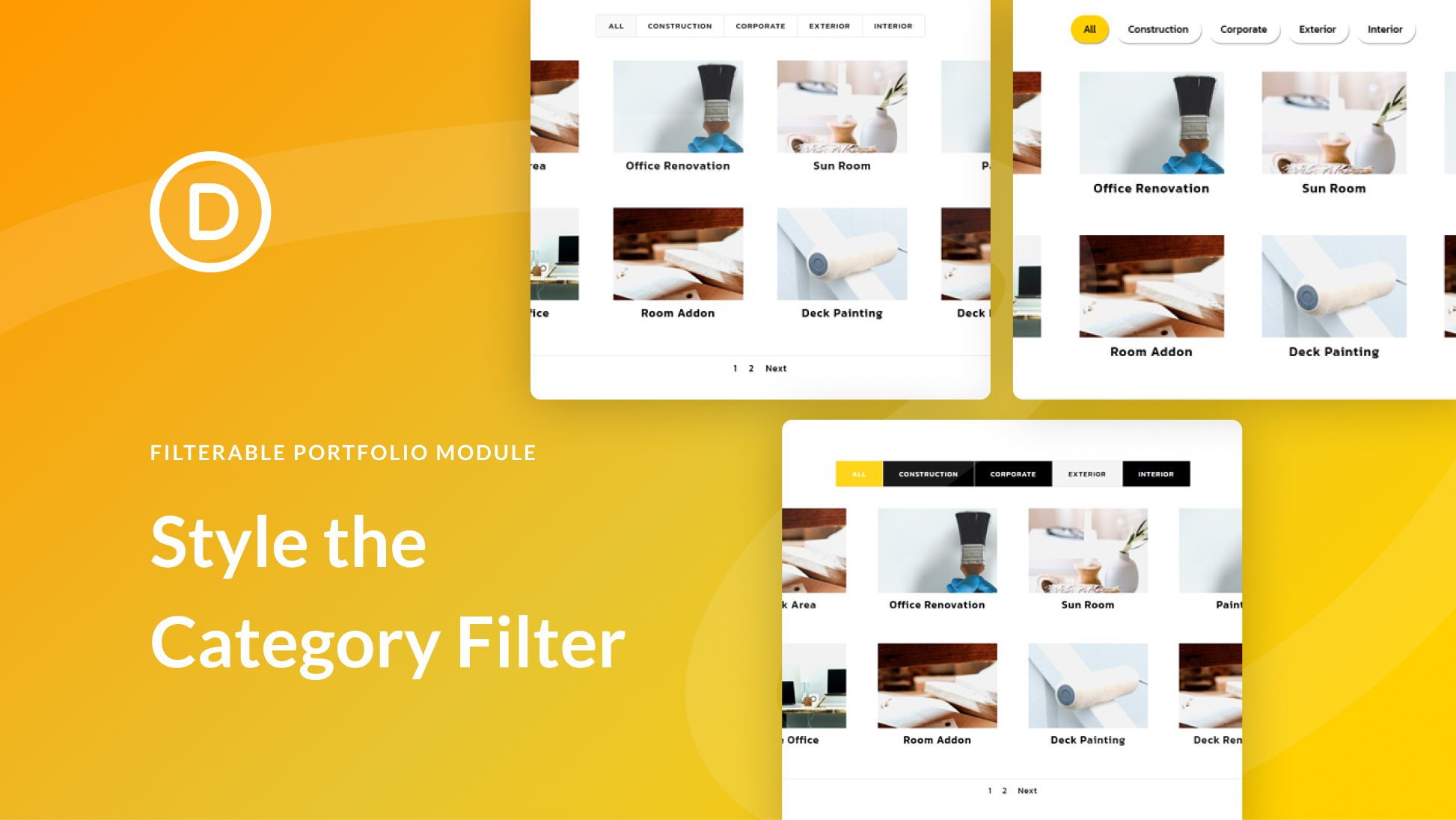 How to Style the Category Filter in Divi’s Filterable Portfolio Module
