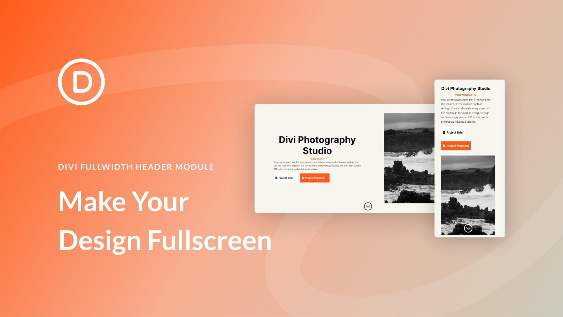 How to Make Your Divi Fullwidth Header Module Fullscreen