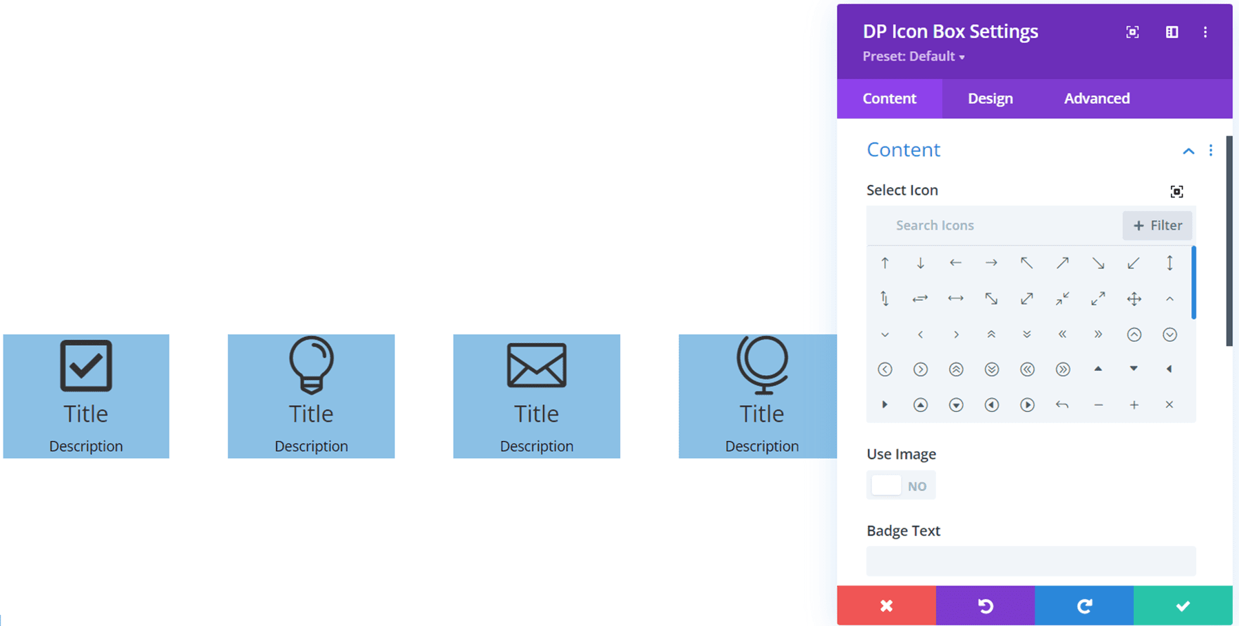 Divi Plugin Highlight Divi ConKit Pro Icon Box