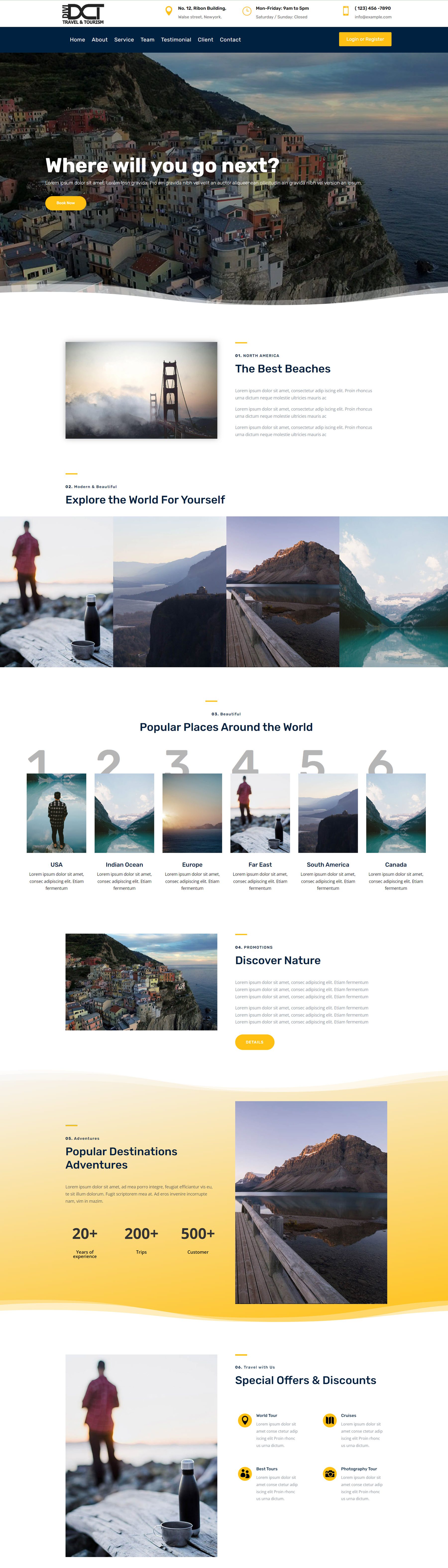 Divi Product Highlight The Ultimate Divi Module UI Kit Travel 1