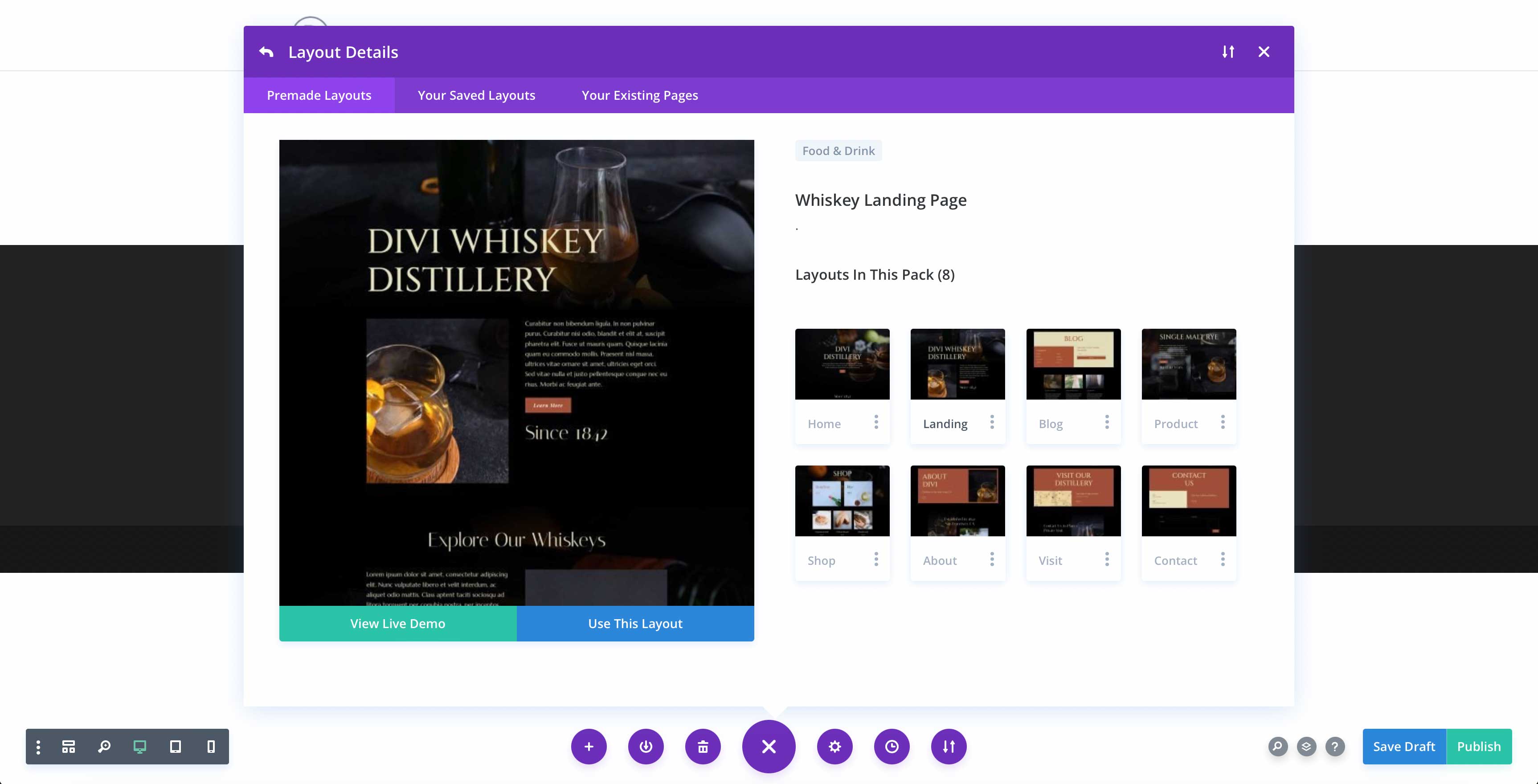 Whiskey-Distillery-Layout-Pack Get a Free Whiskey Distillery Layout Pack for Divi