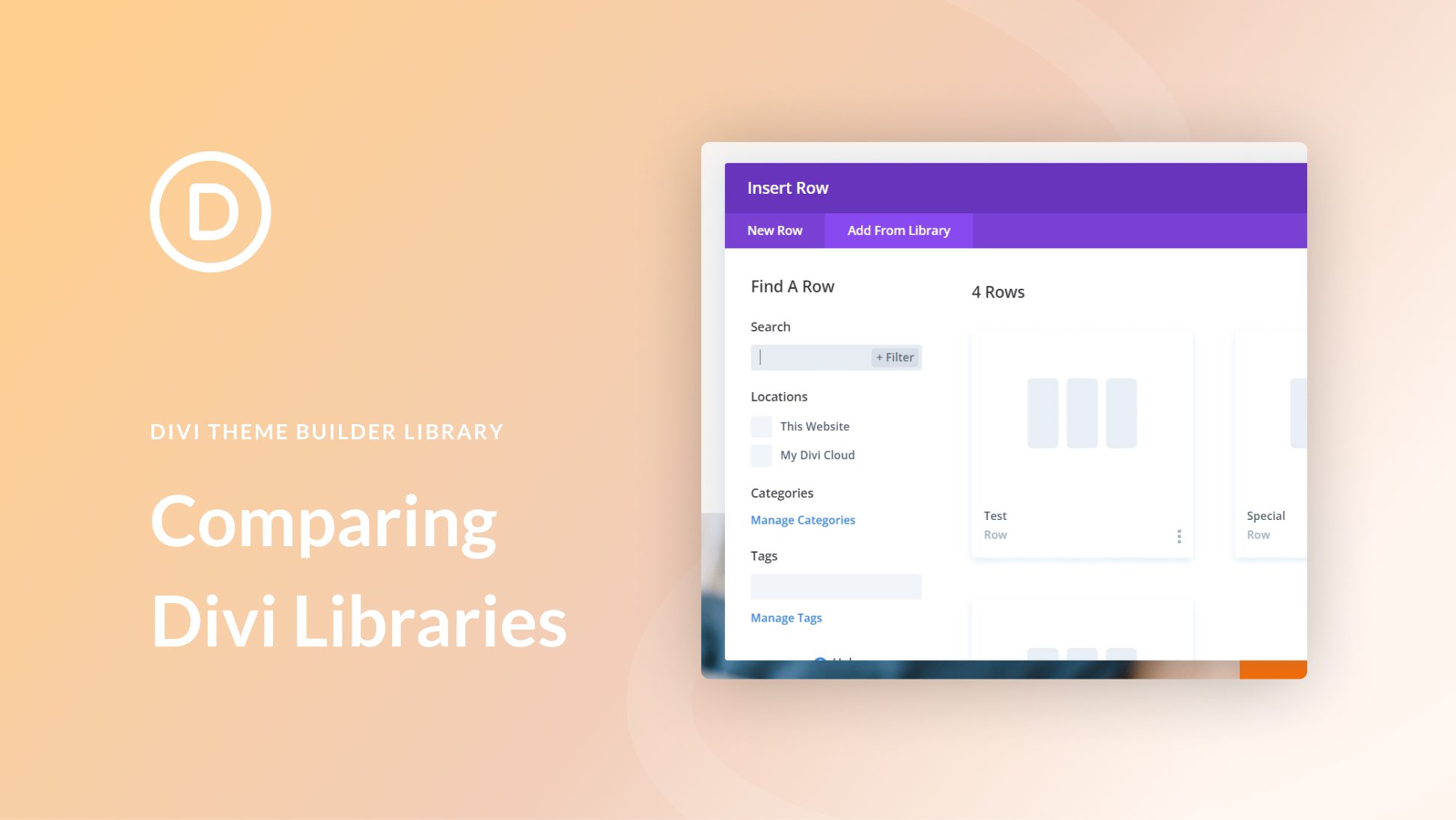 How to Access Different Libraries in Divi