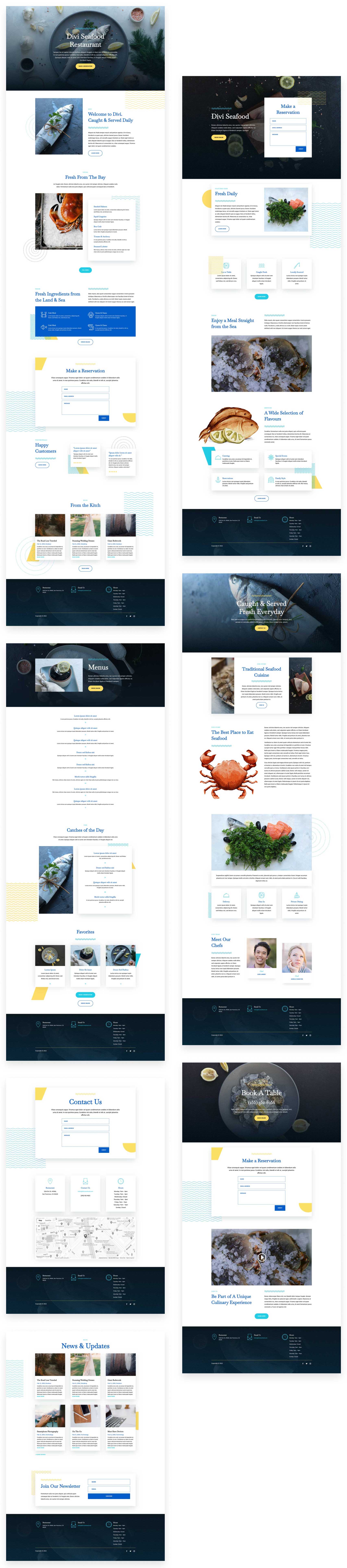 seafood restaurant website