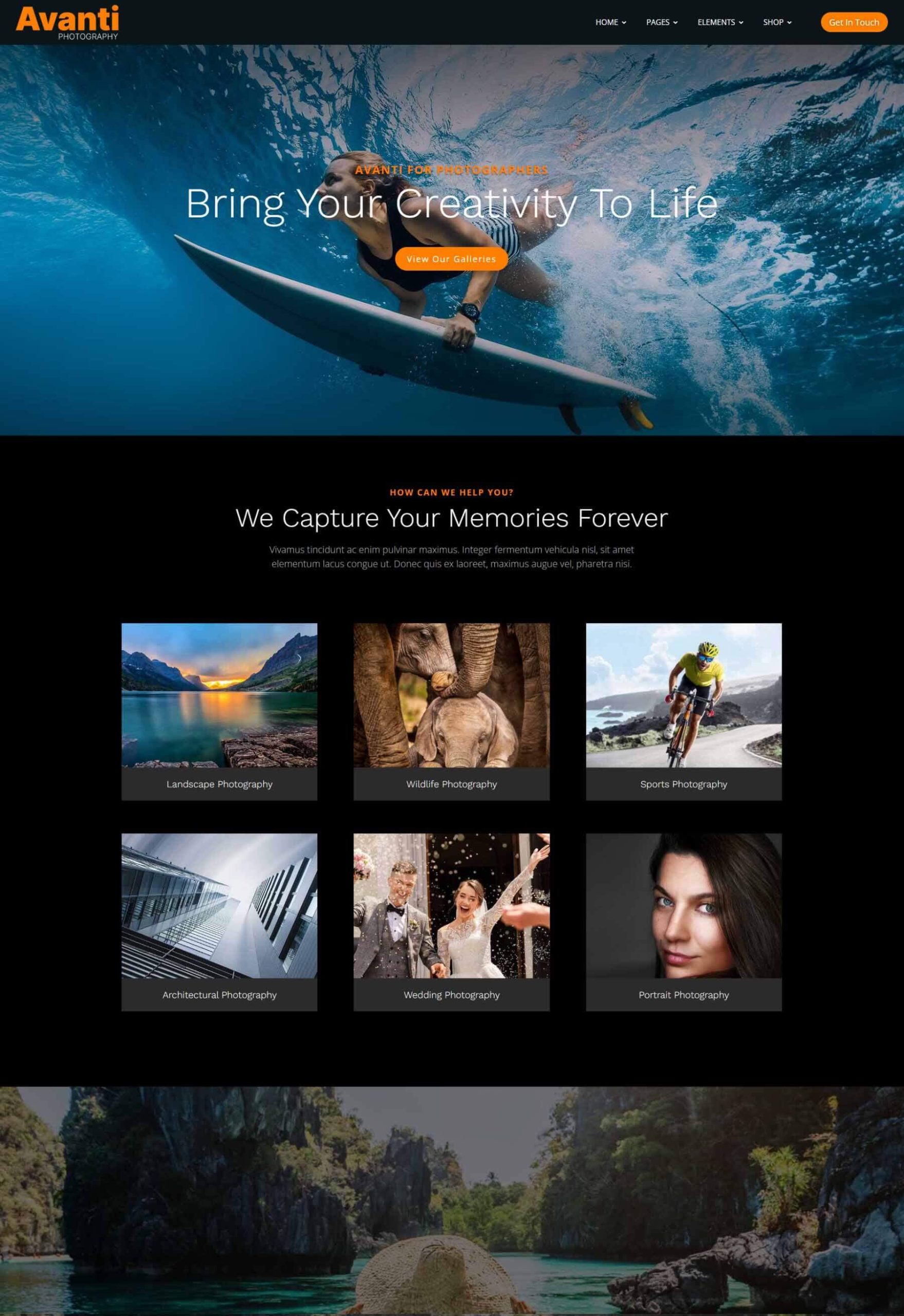 Avanti Photography Home Page