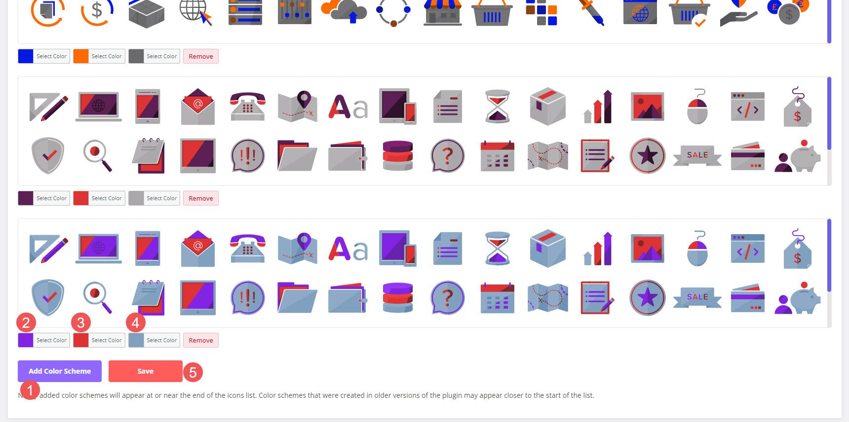 تنظیمات افزونه WP و Divi Icons Pro