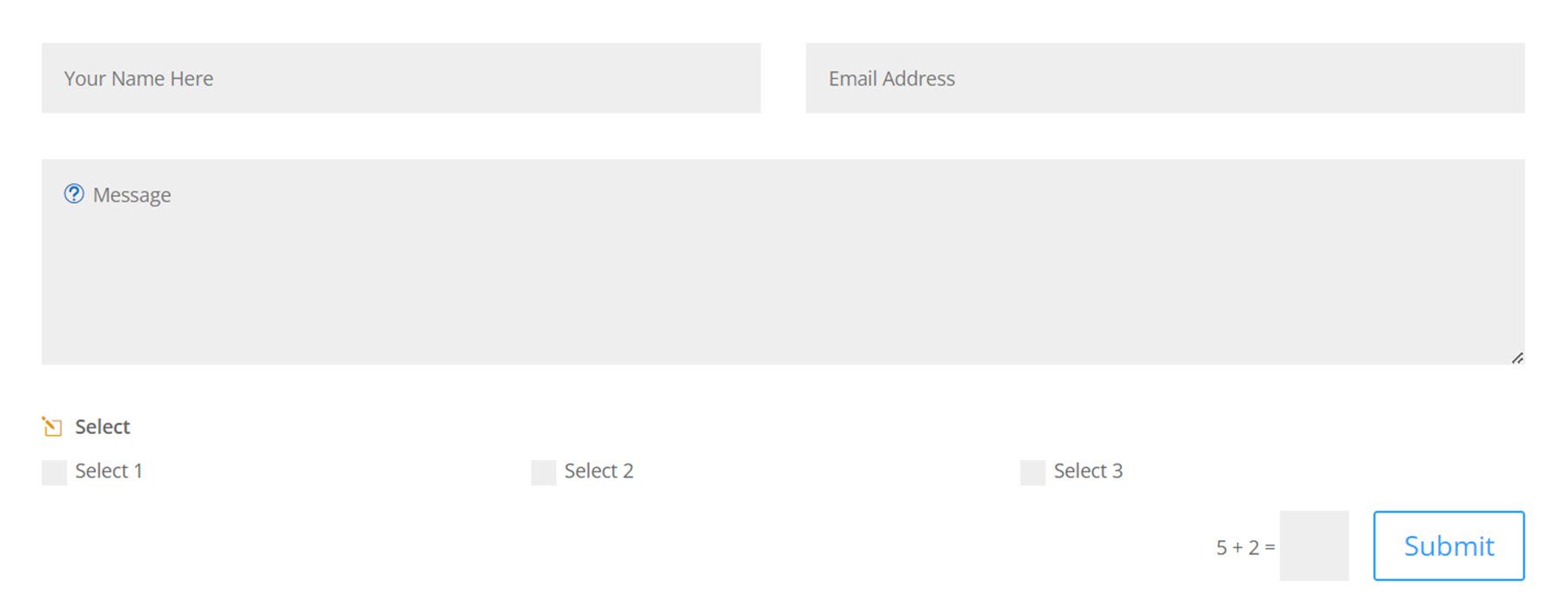 Divi Plugin Highlight Divi Contact Form Helper Checkbox 3 Columns