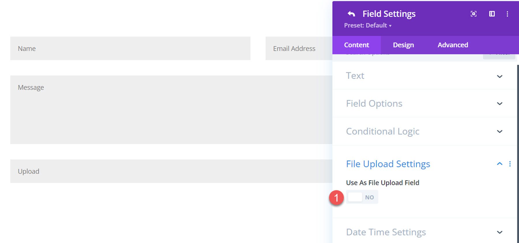 Divi Plugin Highlight Divi Contact Form Helper File Upload