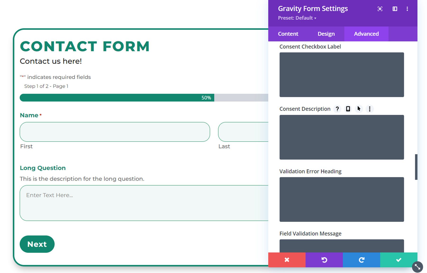 Divi Plugin Highlight Divi Gravity Forms Custom CSS 2