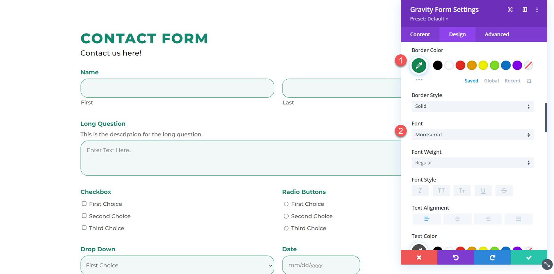 Divi Plugin Highlight Divi Gravity Forms Input General 2