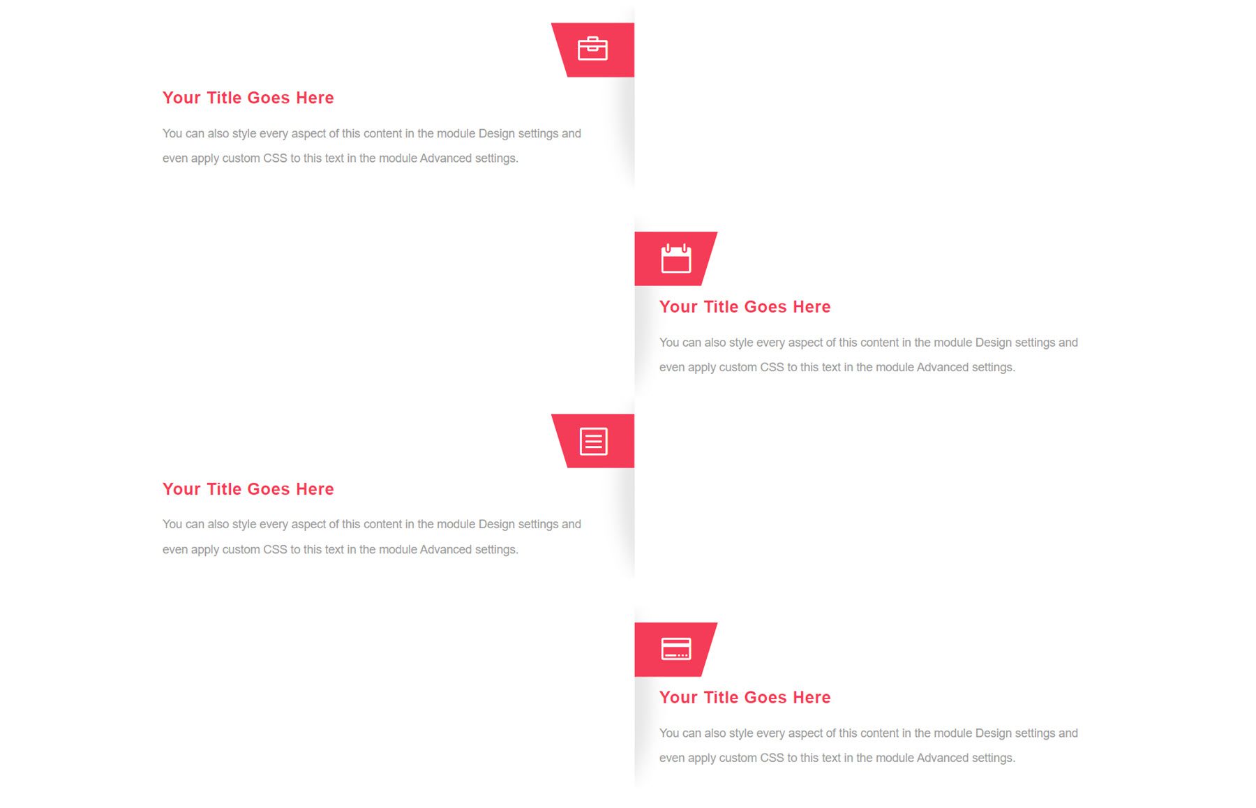 Divi Product Highlight Divi Timeline Layouts Pack Layout 81