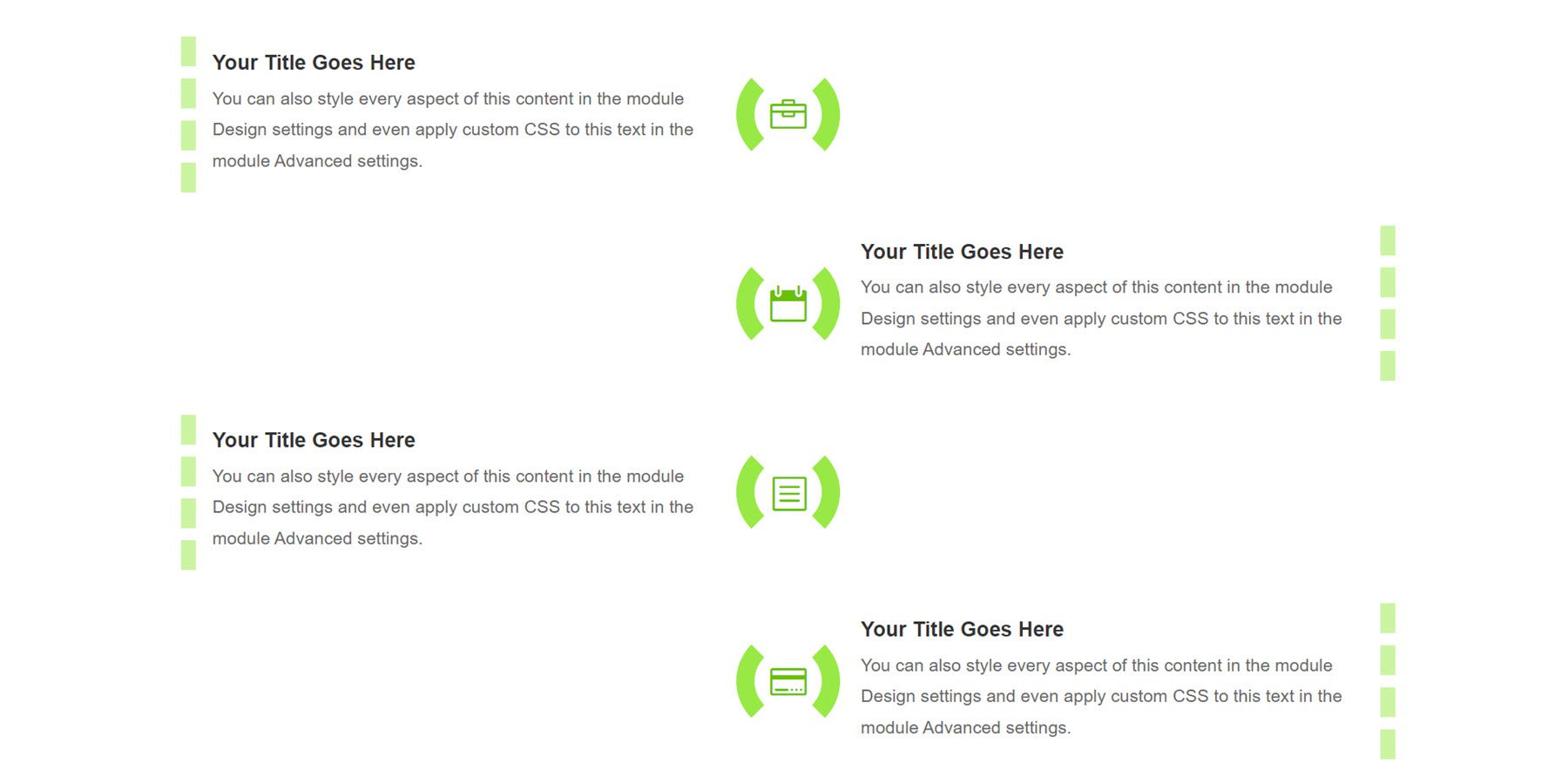 Divi Product Highlight Divi Timeline Layouts Pack Layout 85