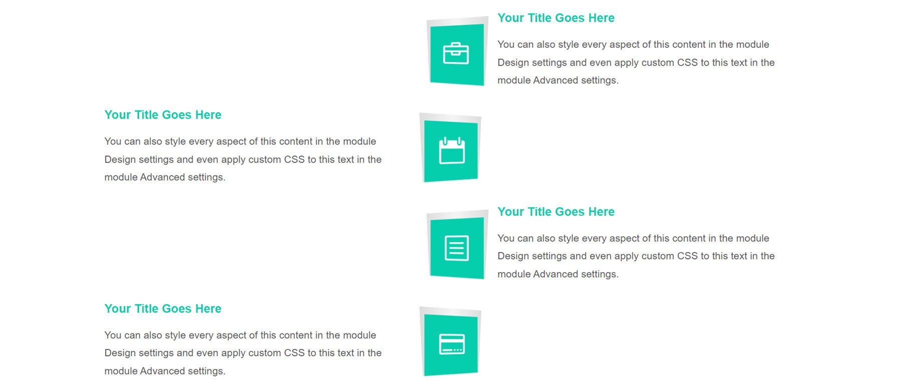 Divi Product Highlight Divi Timeline Layouts Pack Layout 90