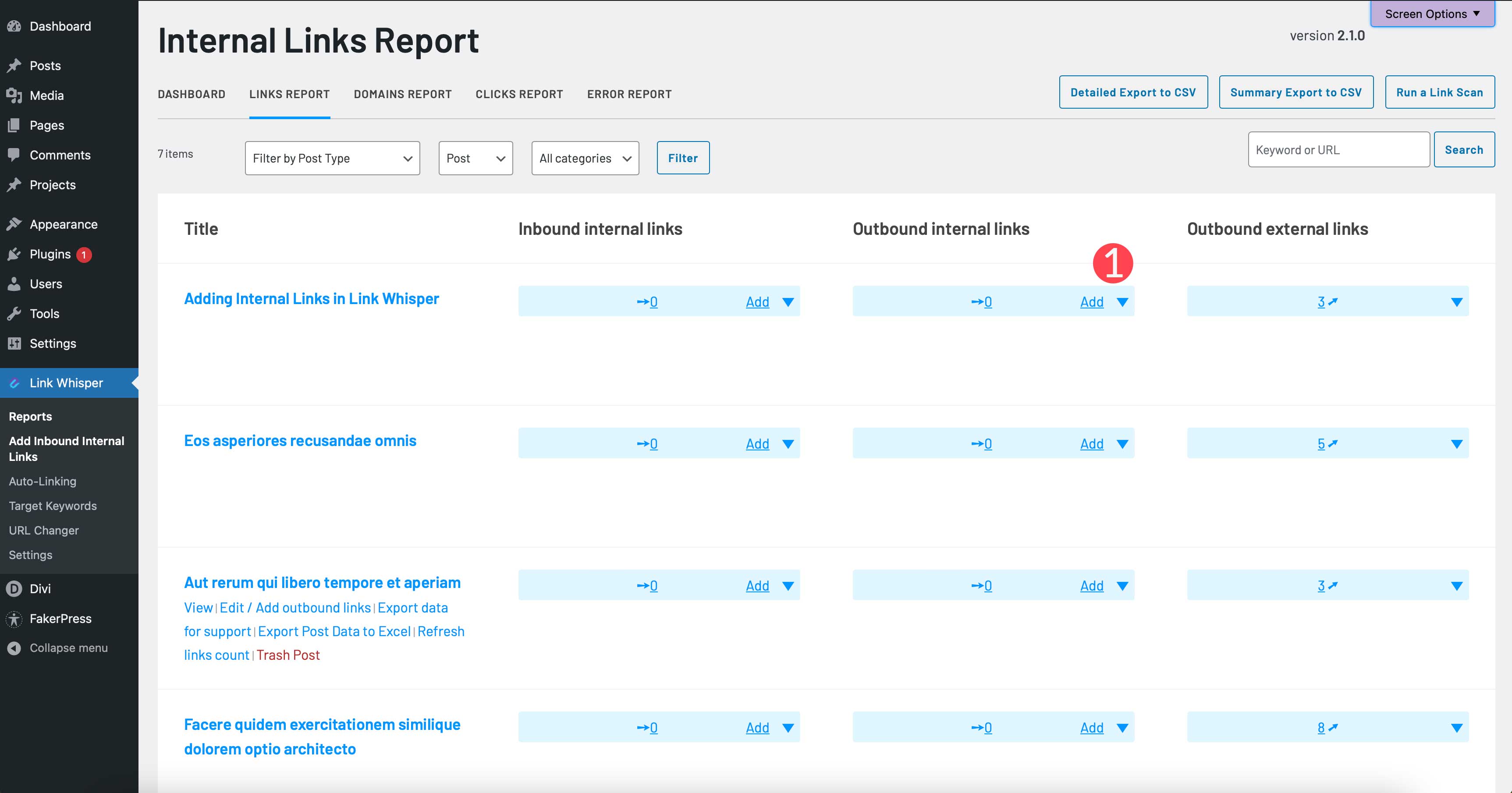 Add outbound internal links