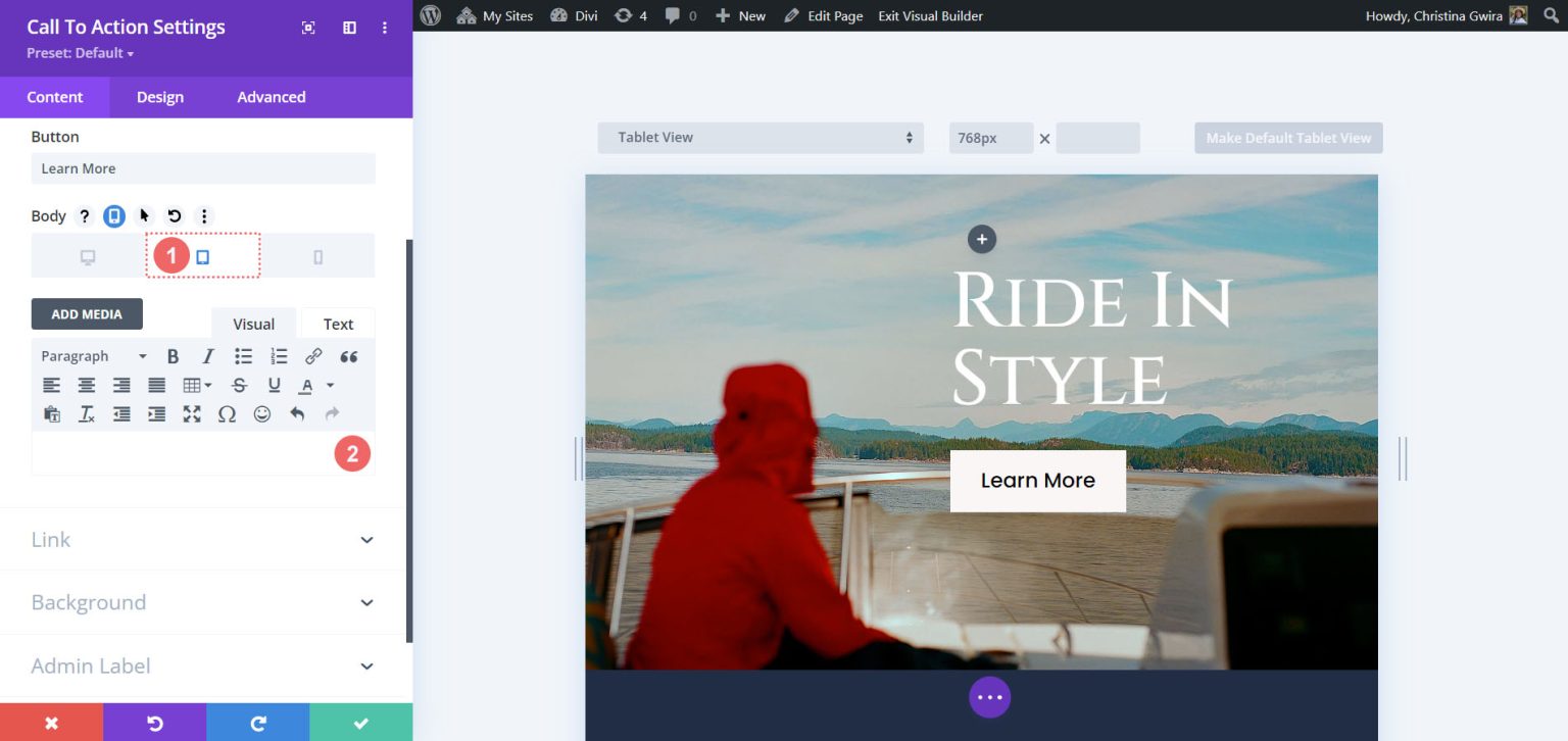 How to Make Your Divi Call to Action Module Responsive