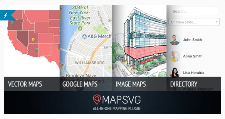 افزونه MapSVG برای وردپرس