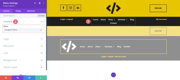 Download a FREE Header & Footer for Divi's Web Developer Layout Pack