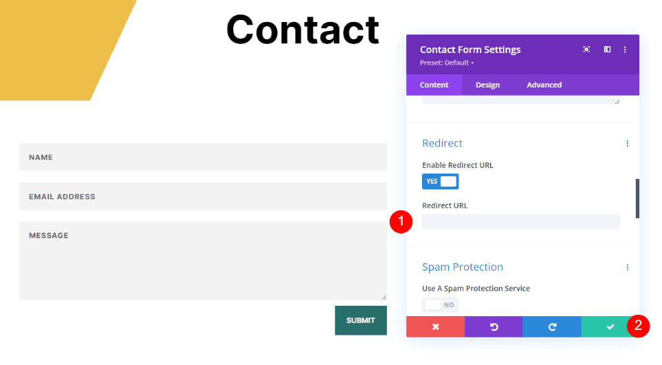 How to Redirect After Filling Out the Divi Contact Form