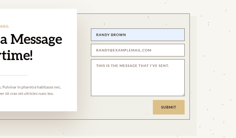 How to Create a Message Pattern in Your Divi Contact Form Module