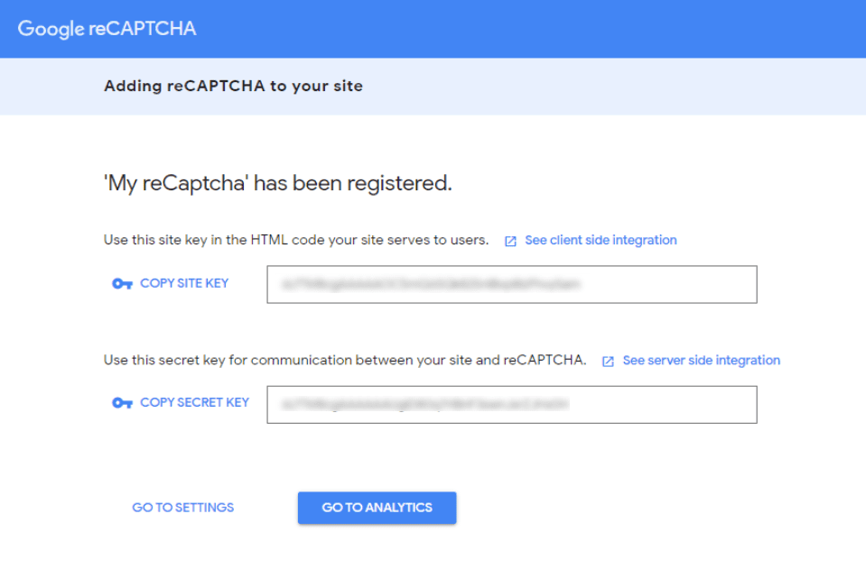 افزودن reCAPTCHA به سایت شما