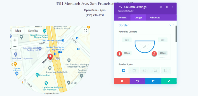 How to Expand Your Map Module on Scroll with Divi's Scroll Effects