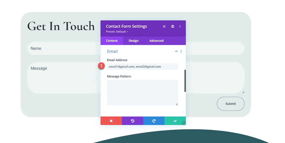 Divi Include Multiple Email Addresses In Contact Form Module Add Multiple Email Addresses