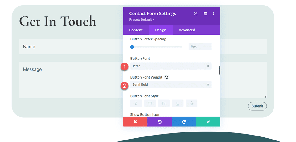 Divi Include Multiple Email Addresses In Contact Form Module Button Font