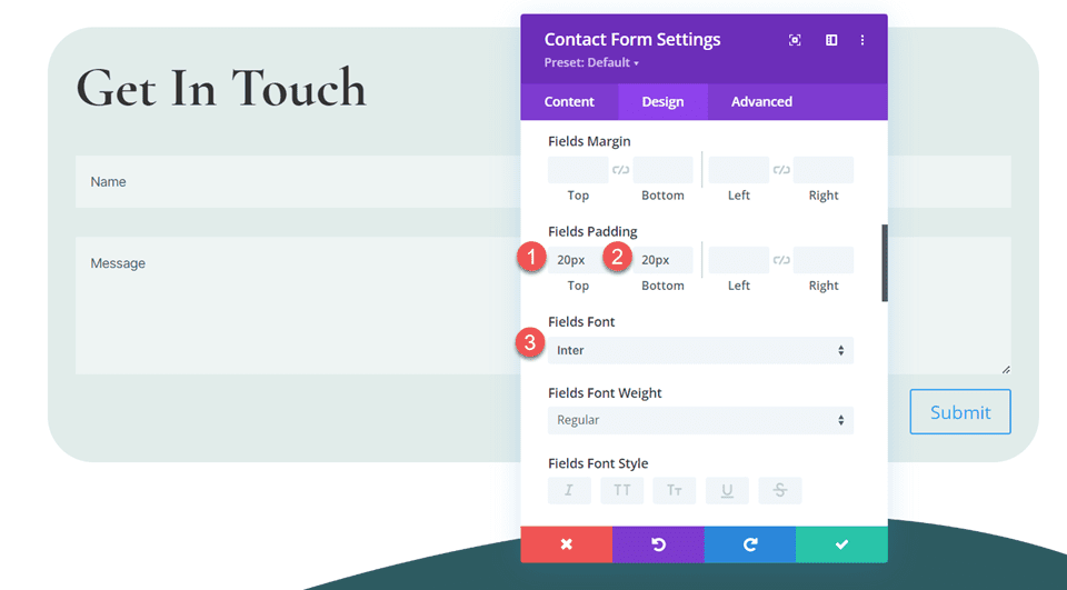 Divi Include Multiple Email Addresses In Contact Form Module Padding