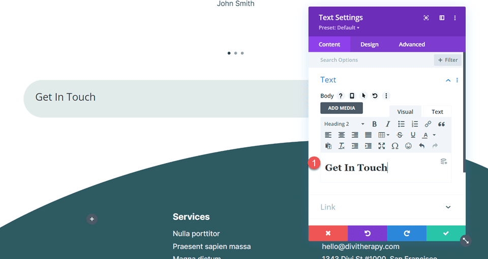 Divi Include Multiple Email Addresses In Contact Form Module Text