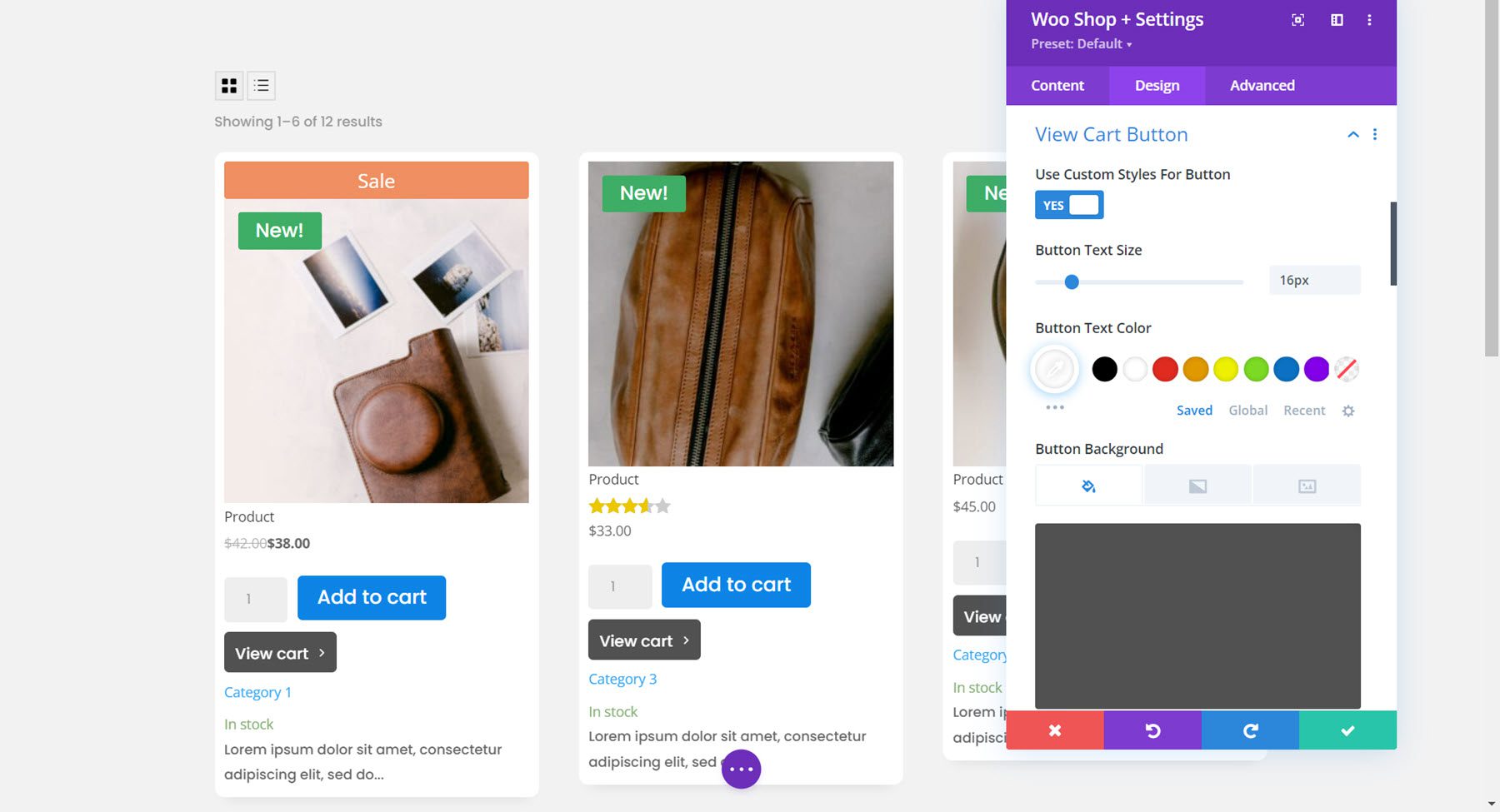 Divi Plugin Highlight Divi Shop Builder View Cart