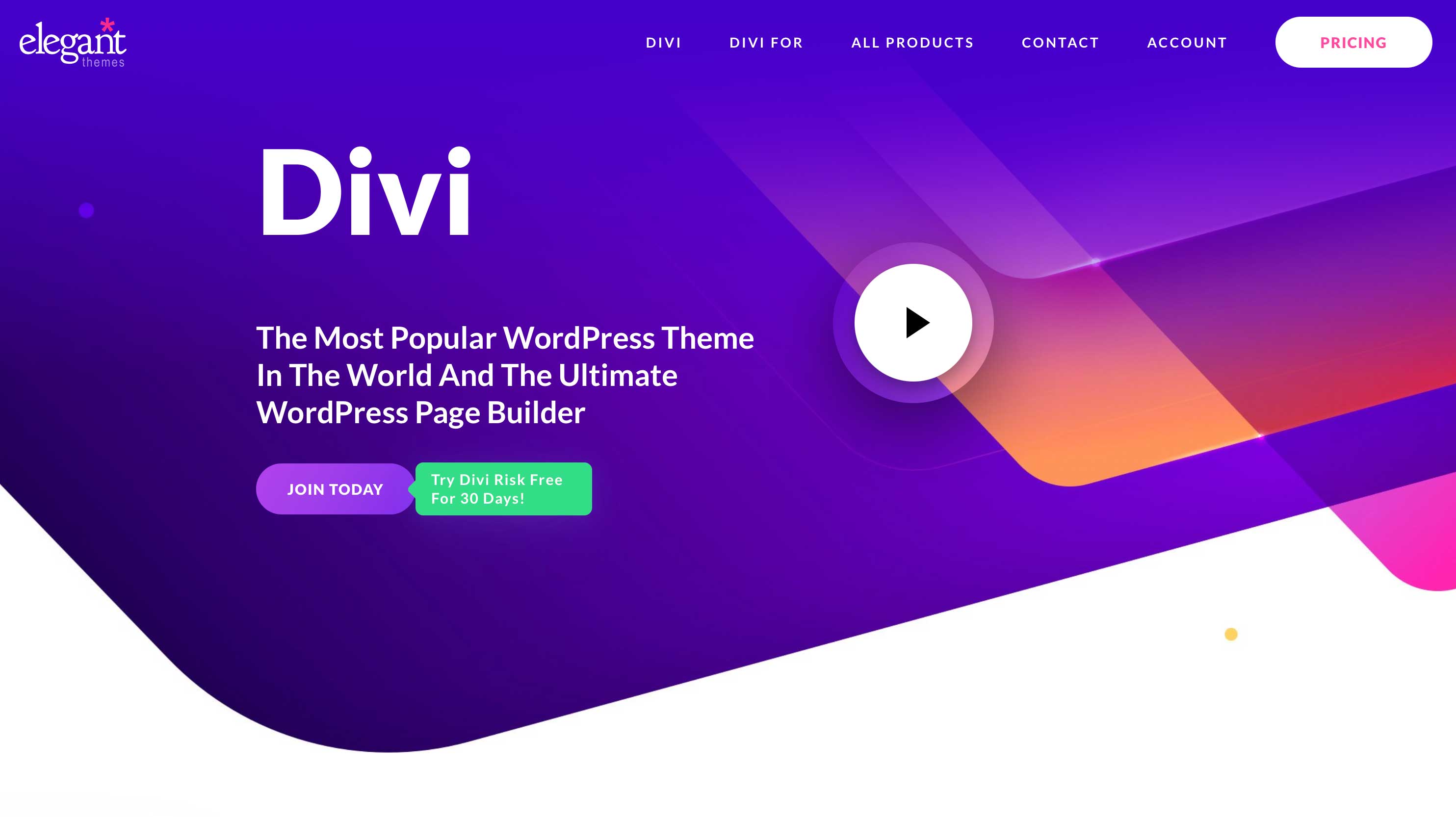 Divi by Elegant Themes أفضل منشئ صفحات التجارة الإلكترونية
