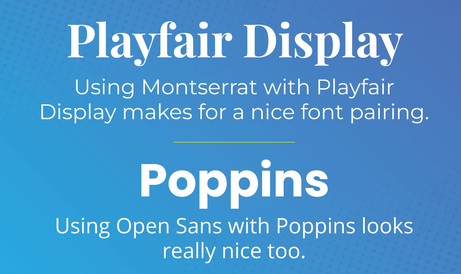 Google font pairings