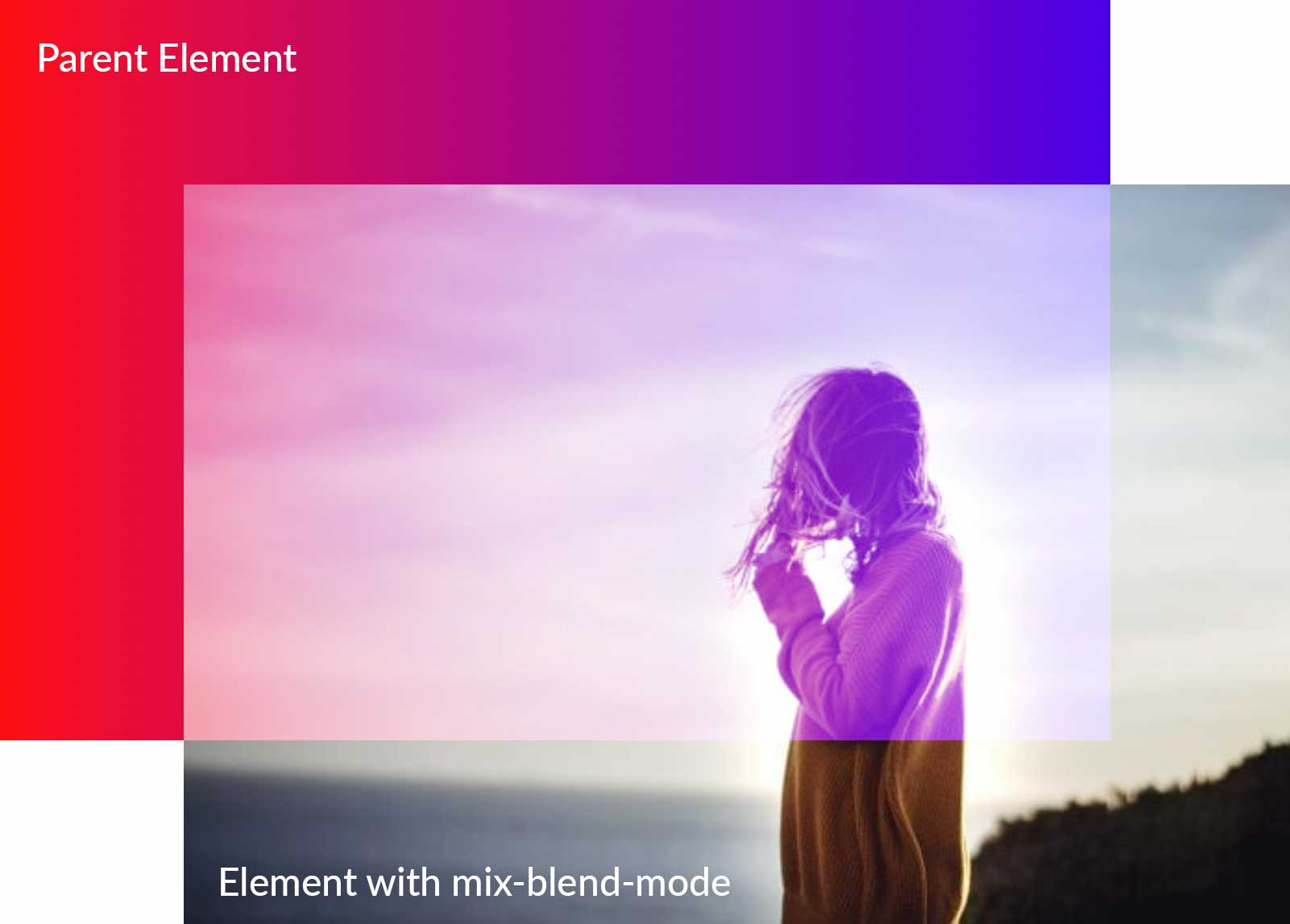 Mix blend mode example