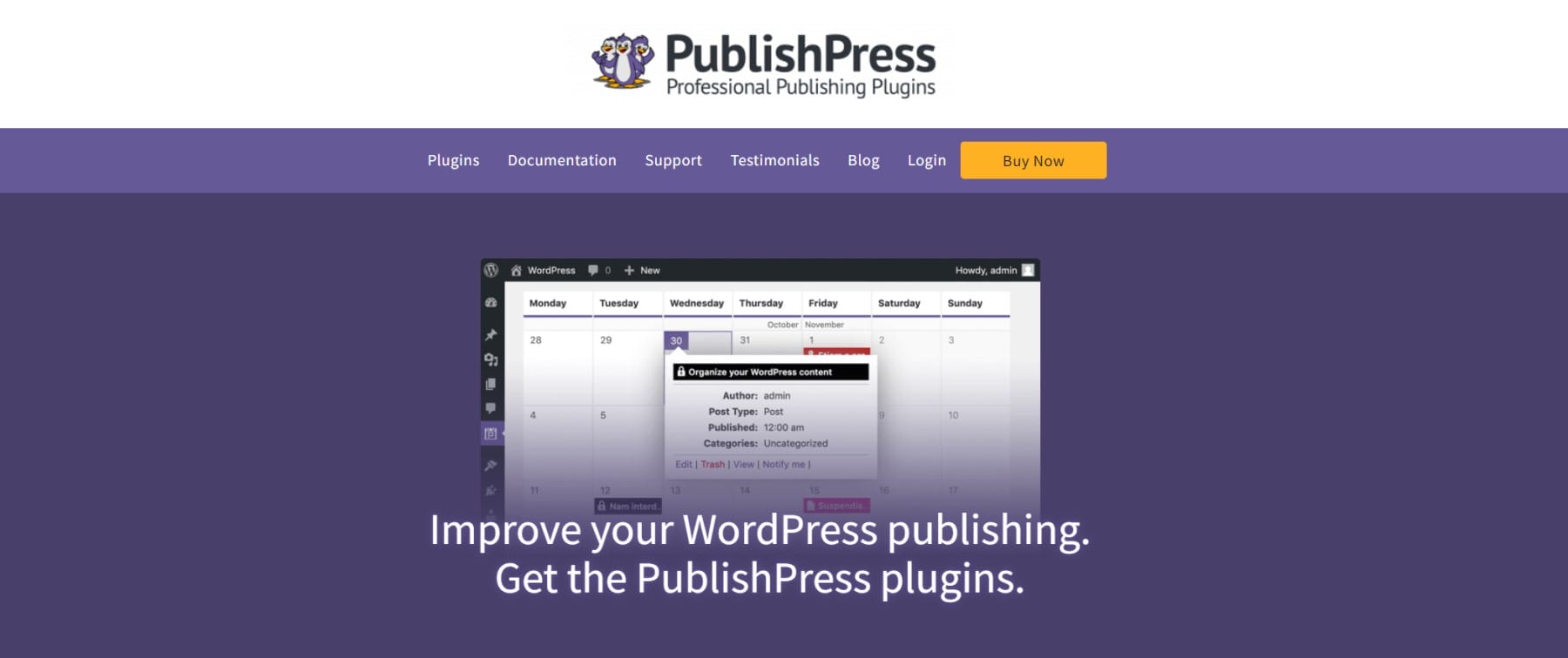 PublishPress Editorial Calendar Plugin