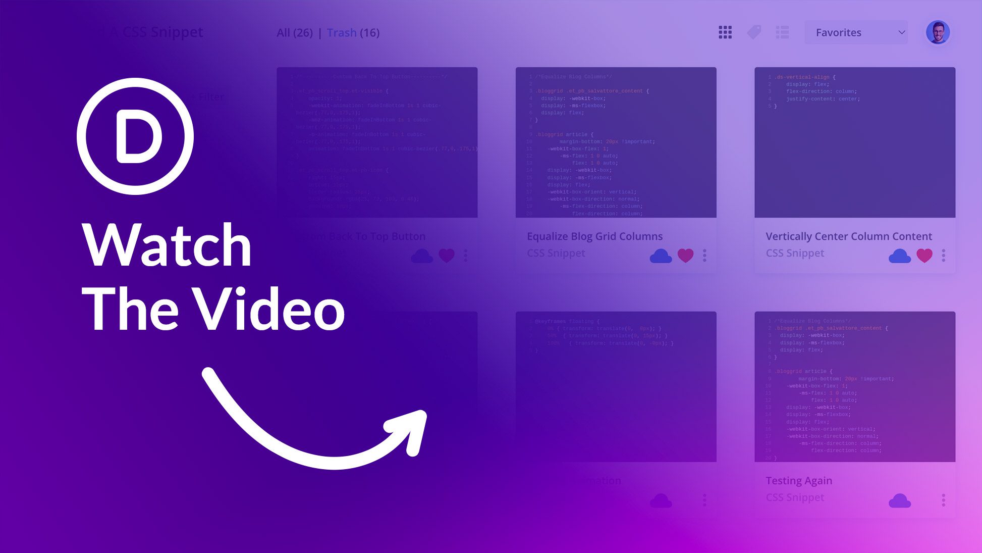 Introducing Divi Code Snippets! Save Your Favorite Code Snippets And Sync Them To The Cloud