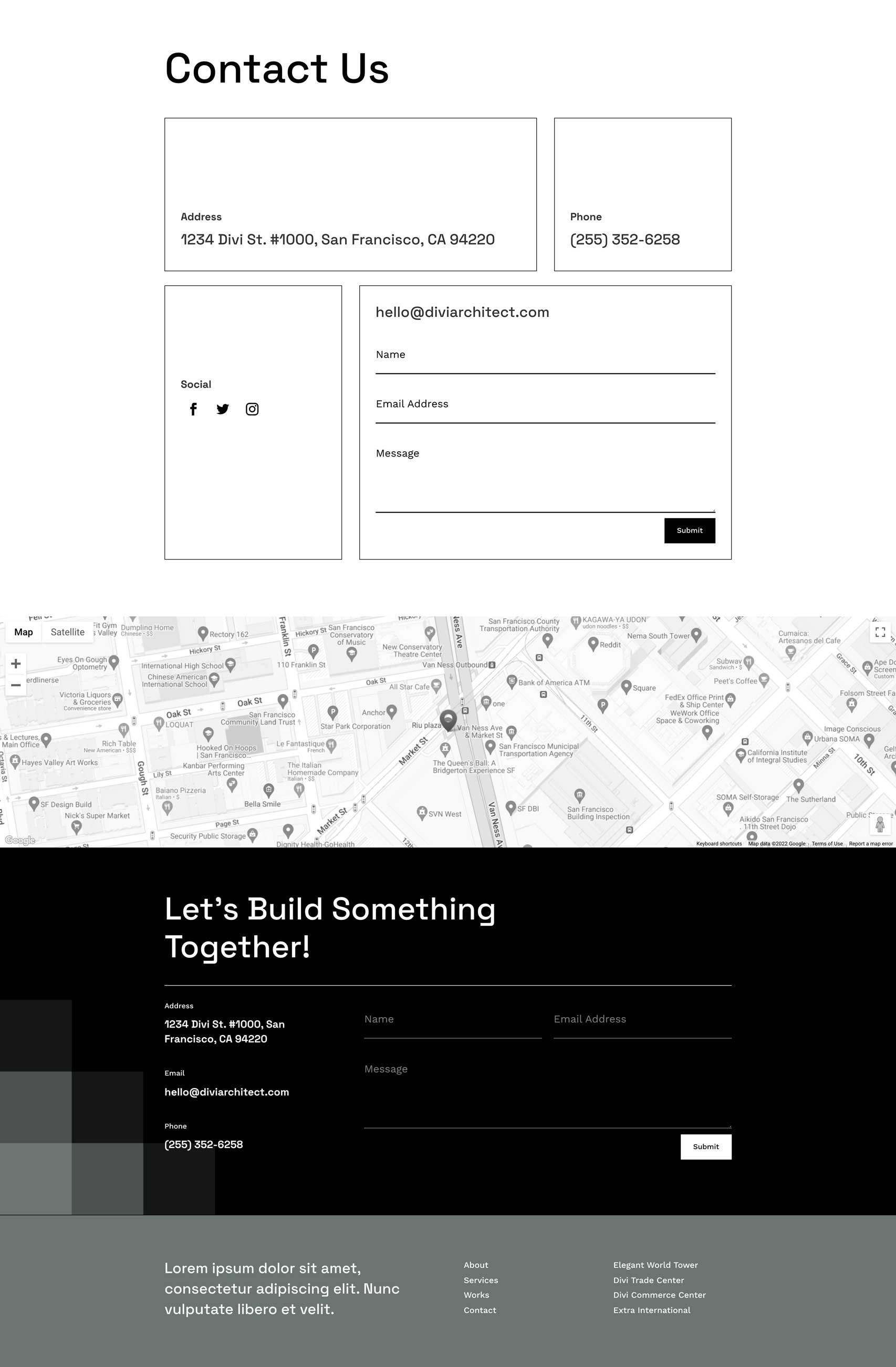 Architect Layout Pack for Divi