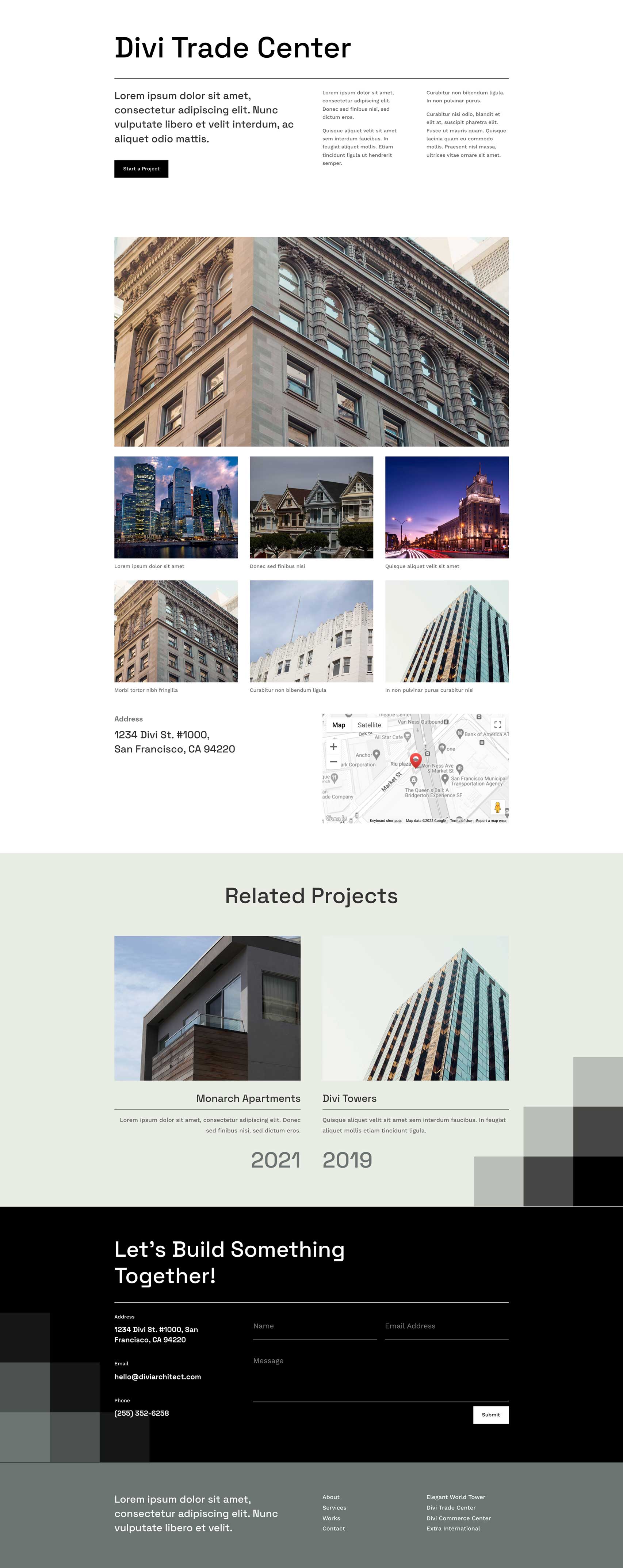 Architect Layout Pack for Divi