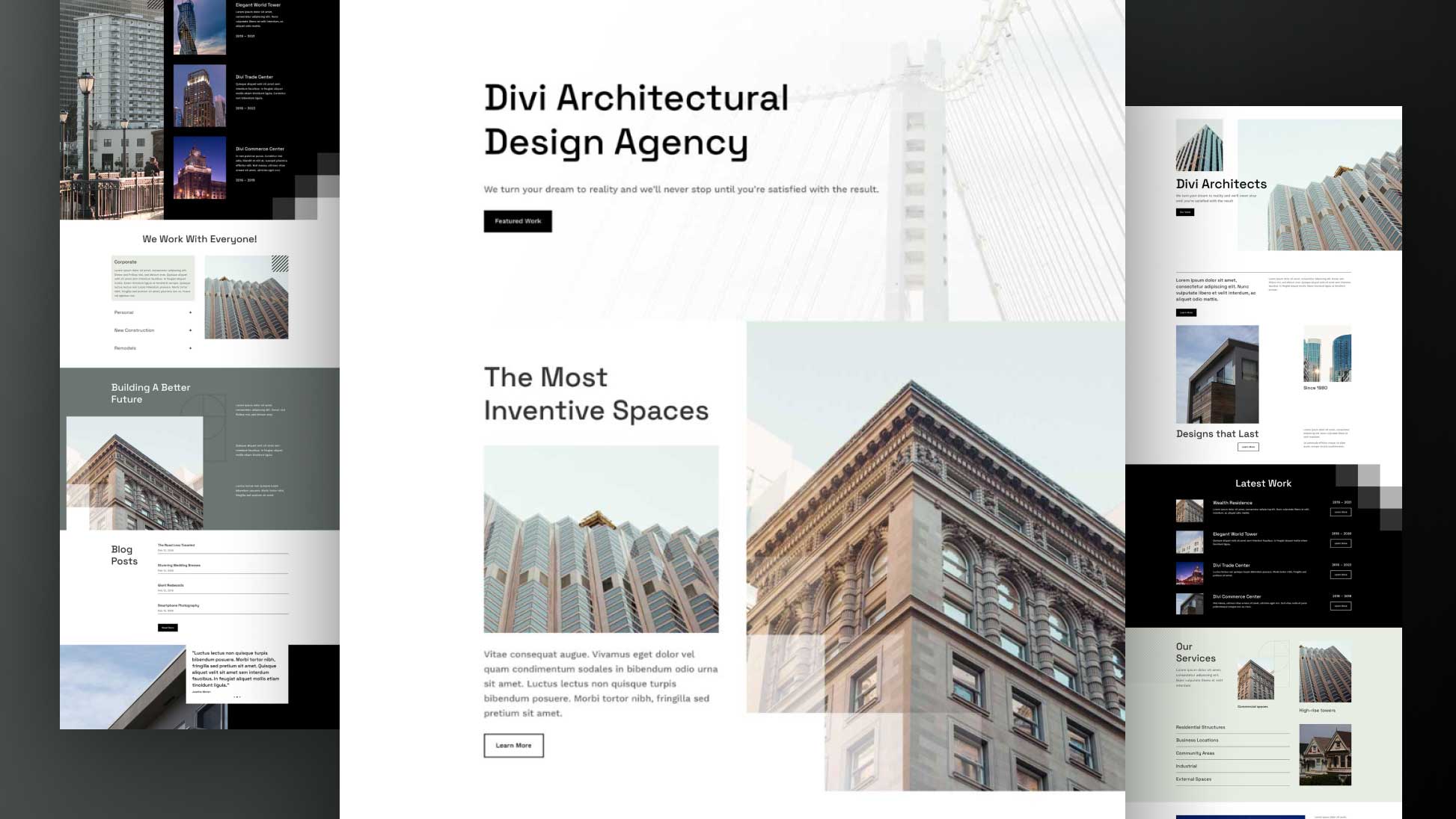 Get a Free Architect Layout Pack for Divi