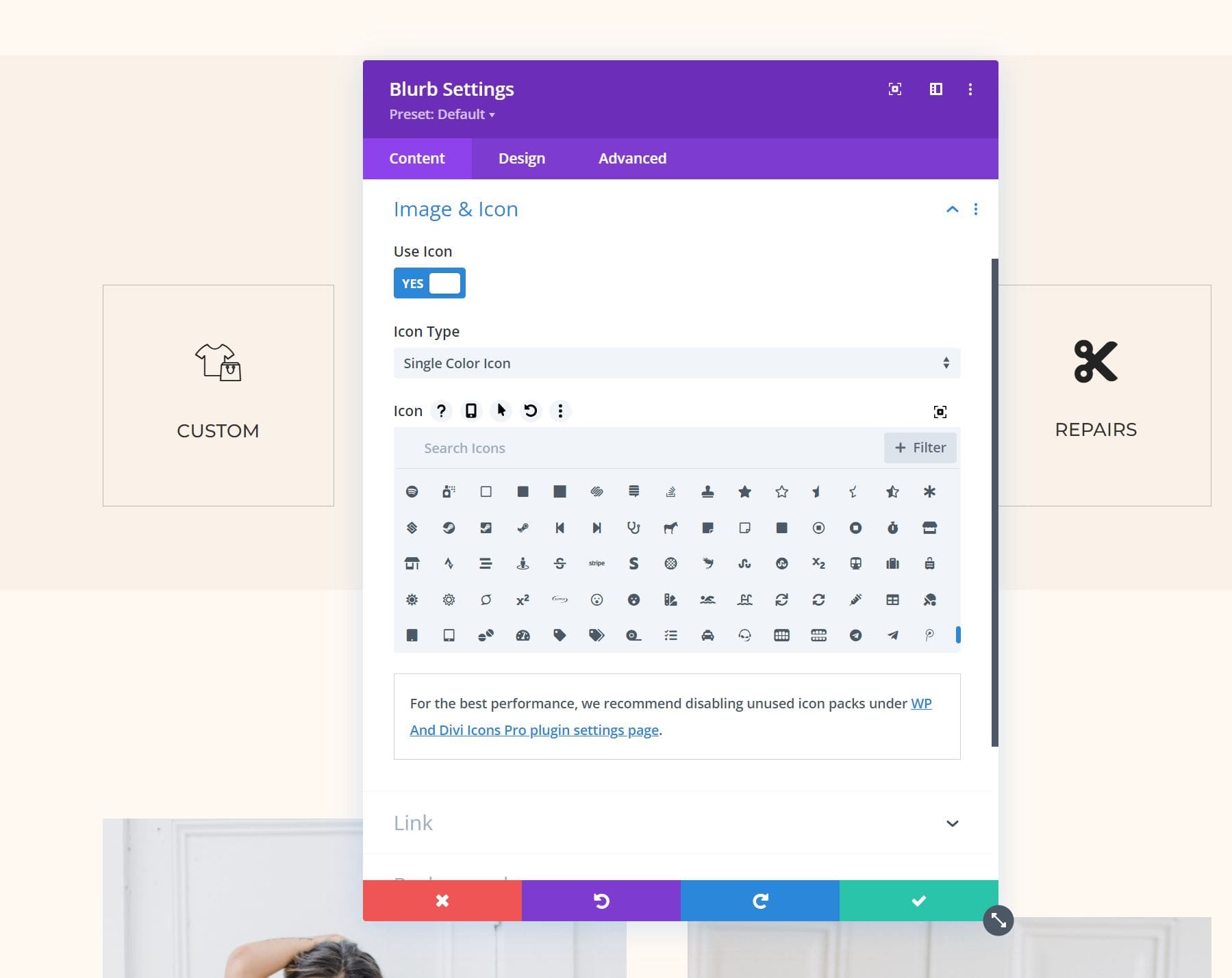 آموزش WP و Divi Icons Pro