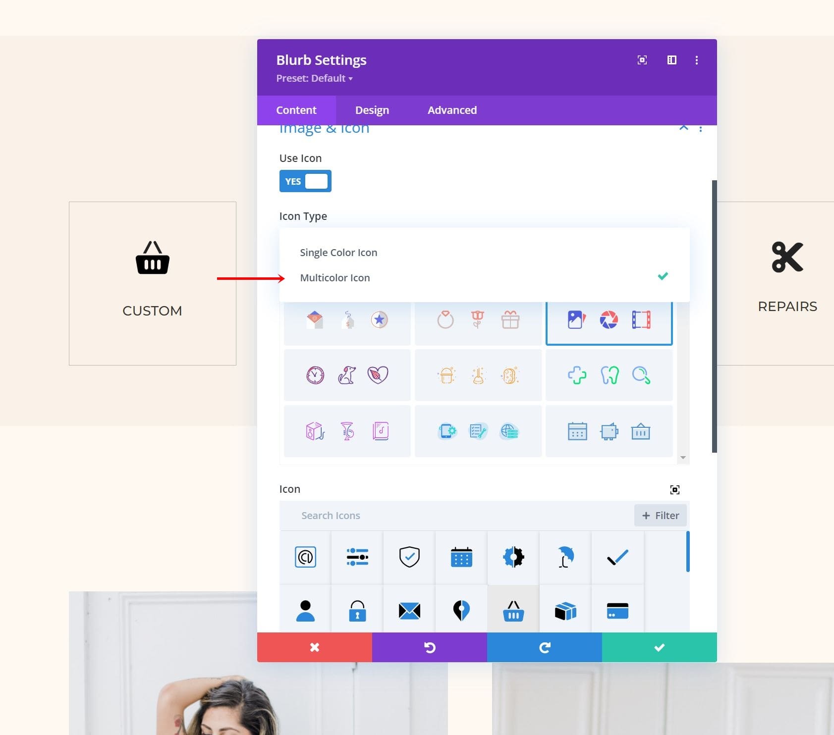 آموزش WP و Divi Icons Pro