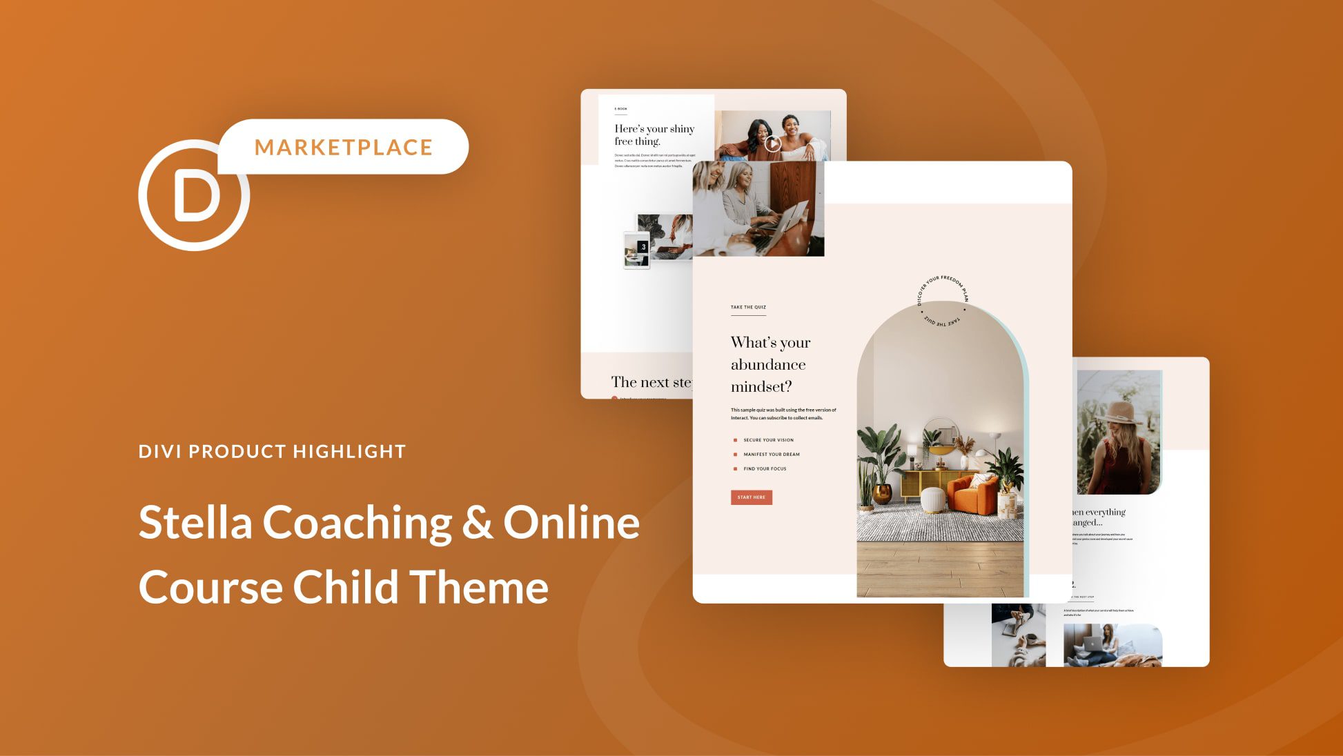 Stella Coaching & Online Course Child Theme – Divi Child Theme Overview