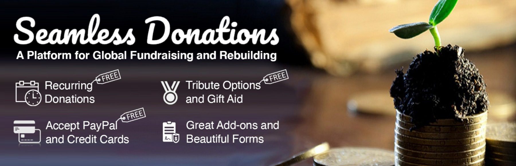 Seamless Donations plugin logo