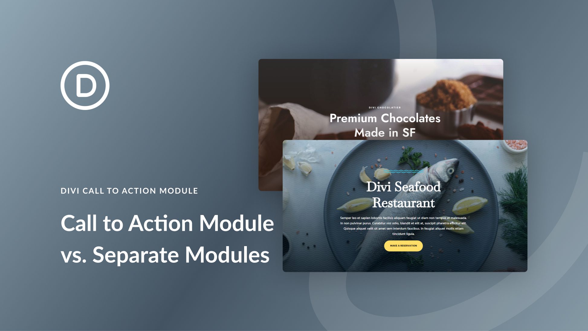 Using the Divi Call to Action Module vs Separate Modules